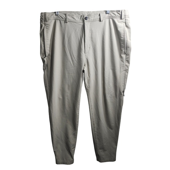 Mack Weldon Mens XL Beige Maverick Tech Pants Jogger Drawstring Lightweight - Picture 1 of 9